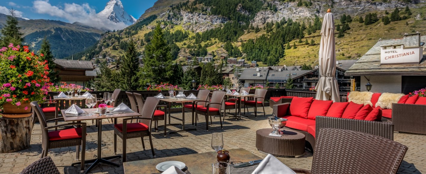 Aussicht von unserer Terrasse